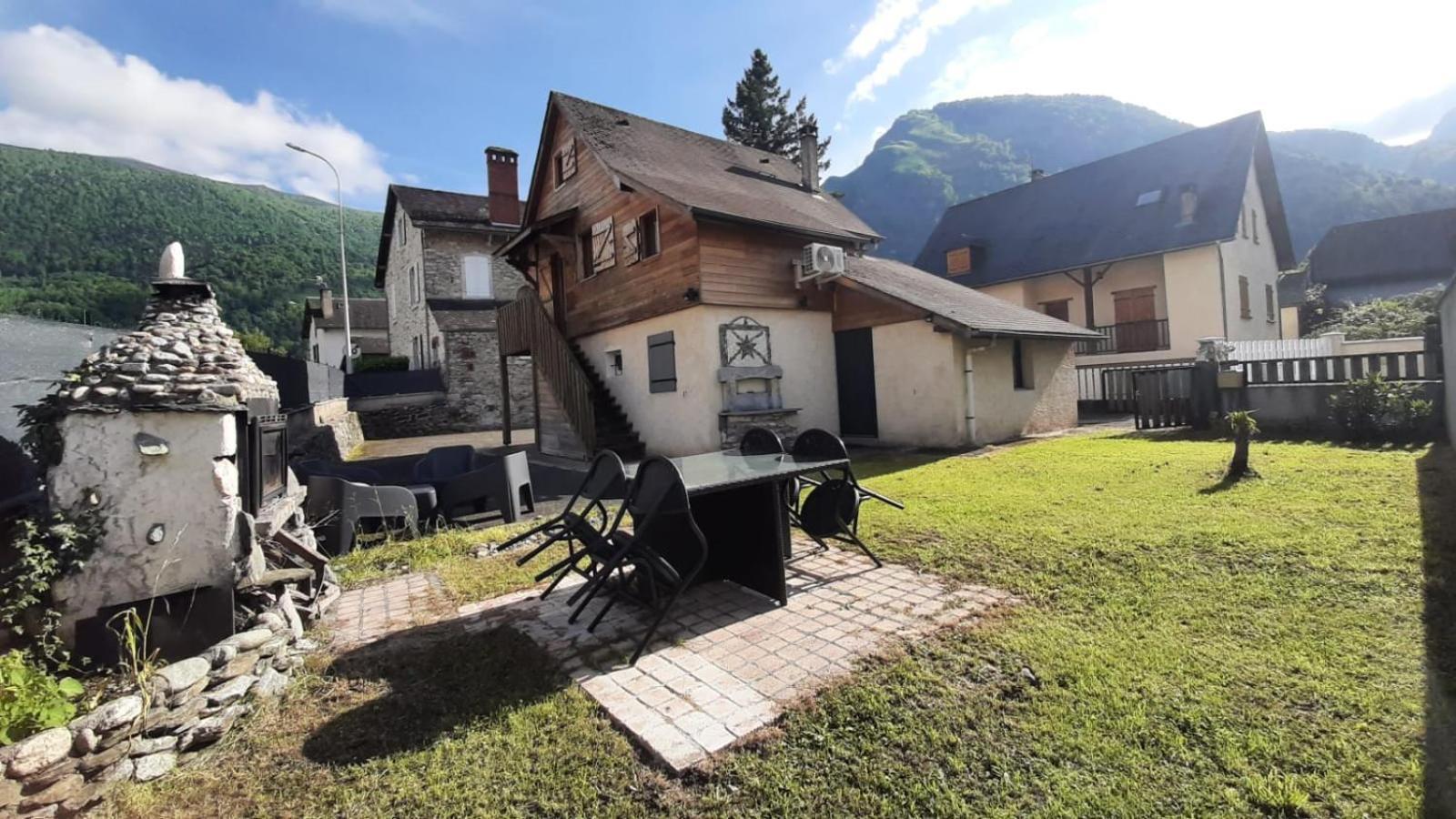 Appartement Cocoon Avec Jardin Et Vue Montagne Laruns Extérieur photo